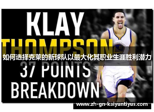如何选择克莱的新球队以最大化其职业生涯胜利潜力