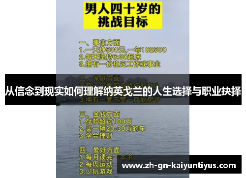 从信念到现实如何理解纳英戈兰的人生选择与职业抉择